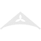 Ekena Millwork Pitch Naple Architectural Grade PVC Gable Pediment, 36"W x 15"H x 1"P (10/12) GPP036X015X100NAP - alternate 4